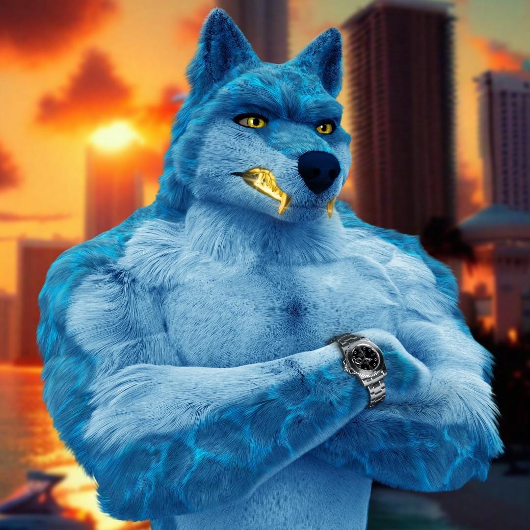 WORE Mascot-21 Blue Gaze Authority